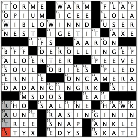 YSL perfume named for a drug NYT Crossword 